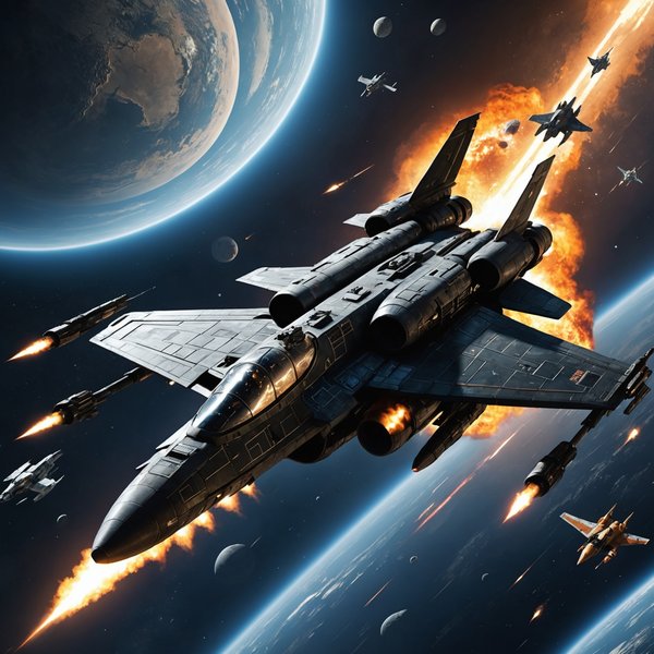 Quelles sont les techniques pour créer des effets visuels impressionnants et réalistes dans un jeu de combat spatial?