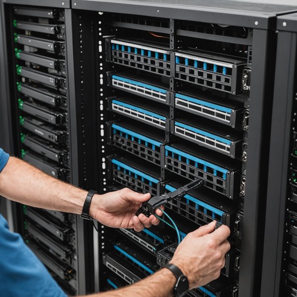 Comment configurer un système de gestion de câbles pour un data center de taille moyenne ?